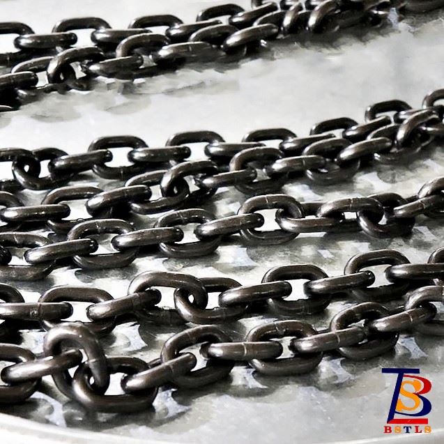 BST G80 Hoist Lifting Link Chain Black Alloy Steel Chain
